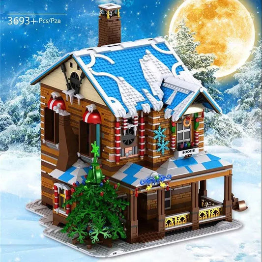 Mould King MOC Building Block Set: Christmas House, Model K16011