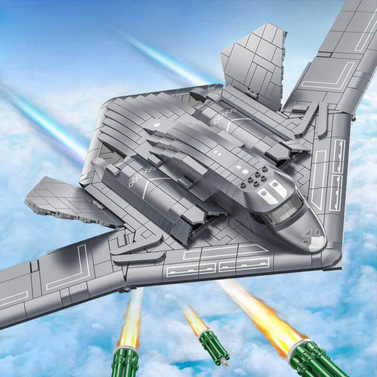 Trilumity H-20 Long Range Bomber Building Block Set, 1,380-Piece