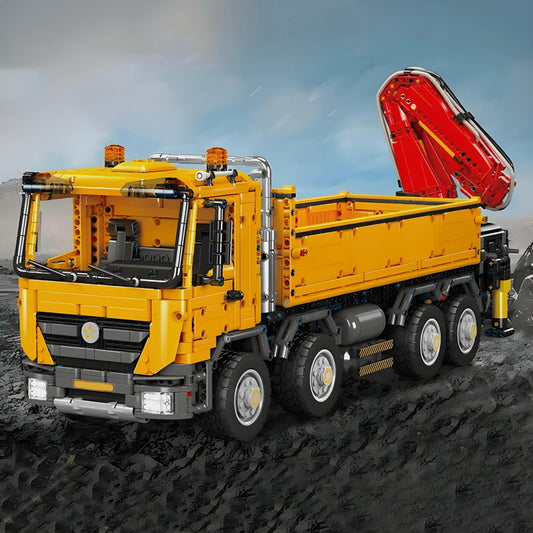 Trilumity Crane Truck Building Block Set, Remote Control, 4,012-Piece