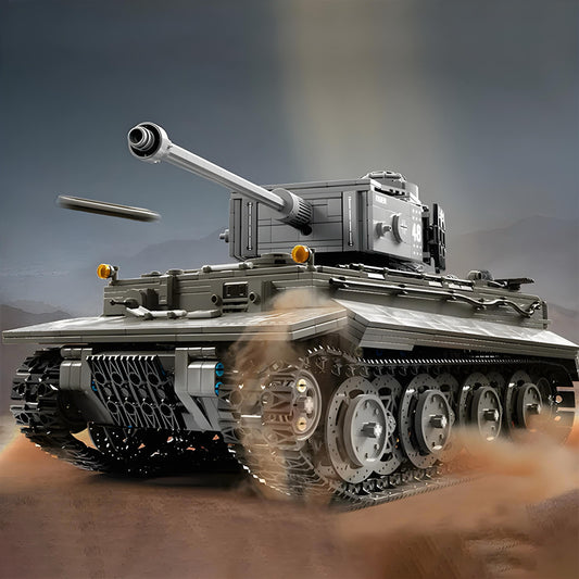 Trilumity Tiger Tank Building Block Set, Remote Control, 2,236-Piece
