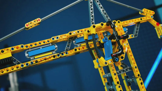 Trilumity City Building Crane Building Block Set, Remote Control, 1,731-Piece