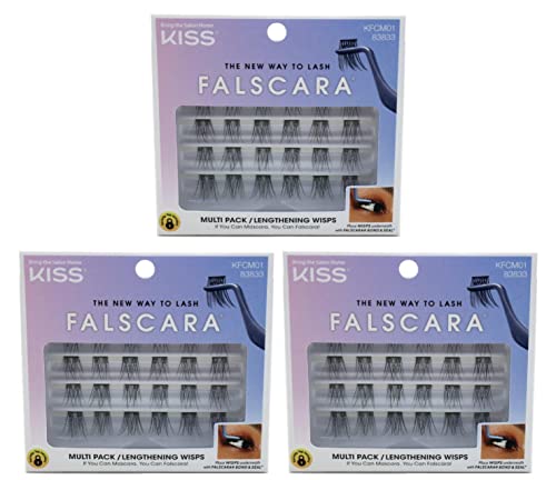 Trilumity Lengthening Wisps Multi-Pack Natural Faux Mink Fiber - Black False Lashes