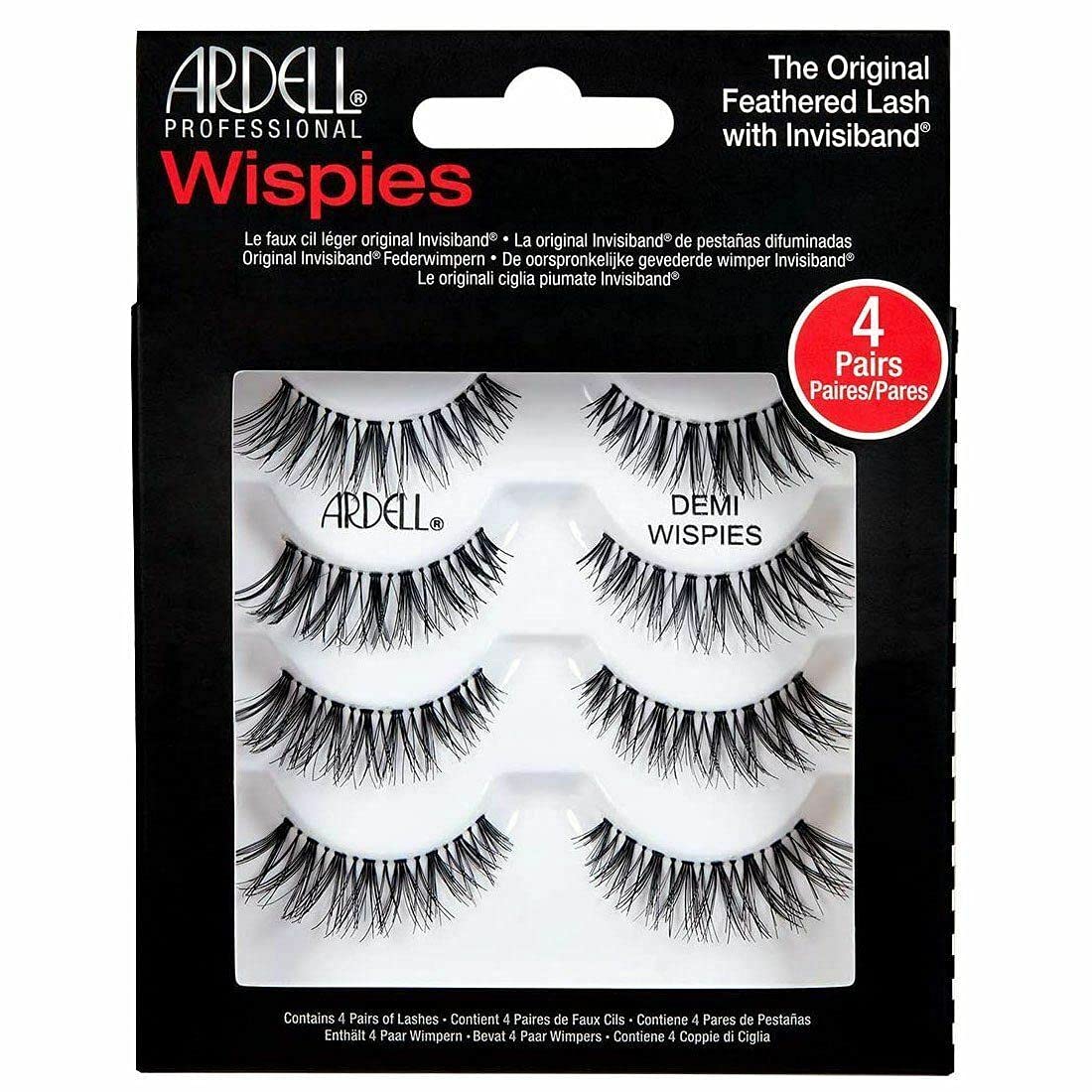 Trilumity Strip With Wispy Faux Mink Fiber - Black False Lashes