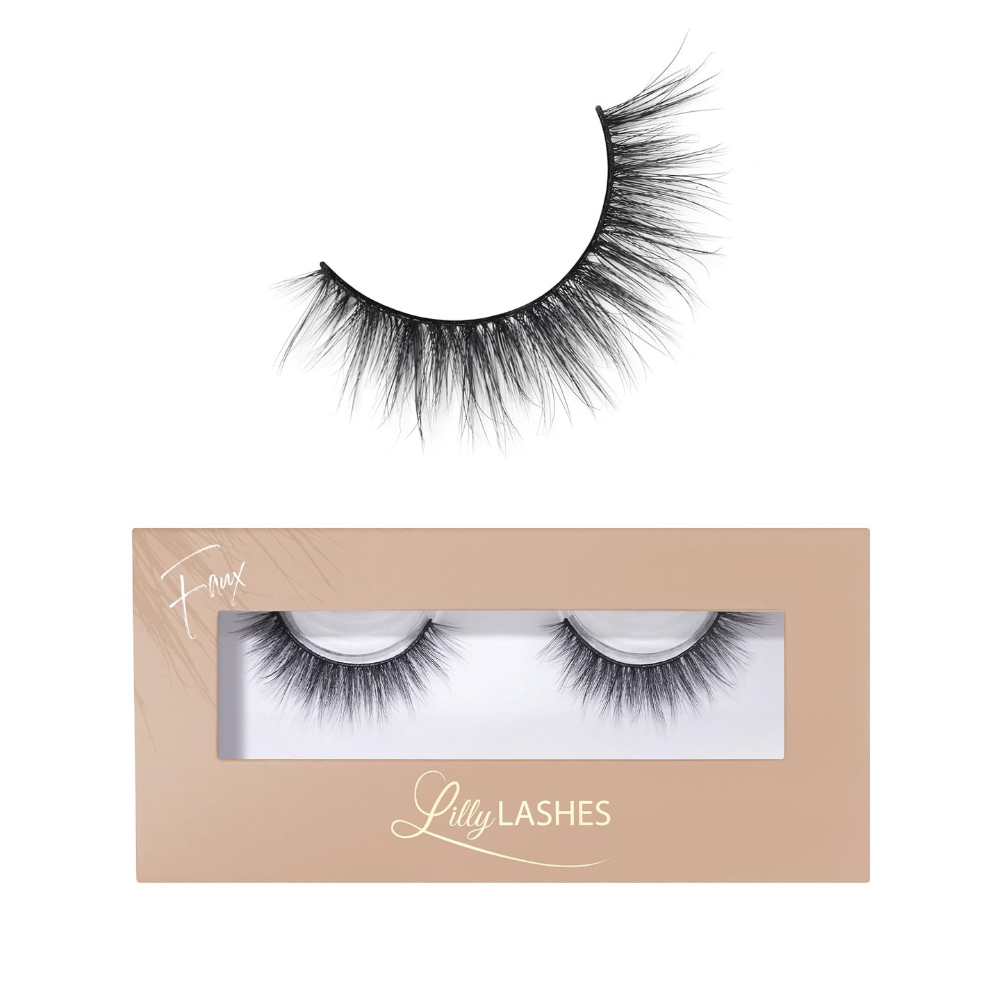 Trilumity Everyday Blushing Faux Individual Faux Mink - Black False Lashes