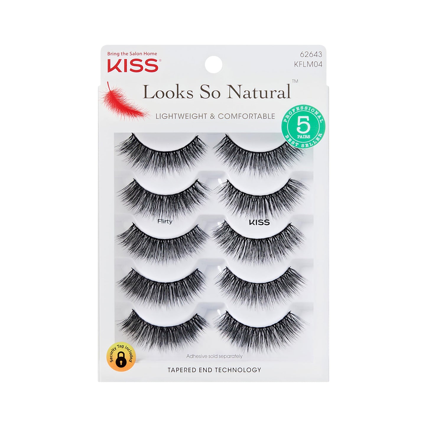 Trilumity Looks So Multipack Lightweight Natural Faux Mink Fiber - Black False Lashes