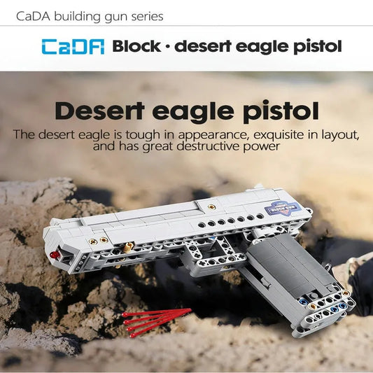 Cada MOC Building Block Set: Weapon Desert Eagle Pistol Gun, Model C81007