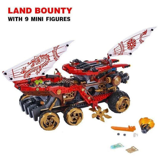 MOC Building Block Set: 11332 Ninjago Movie Land Bounty Truck