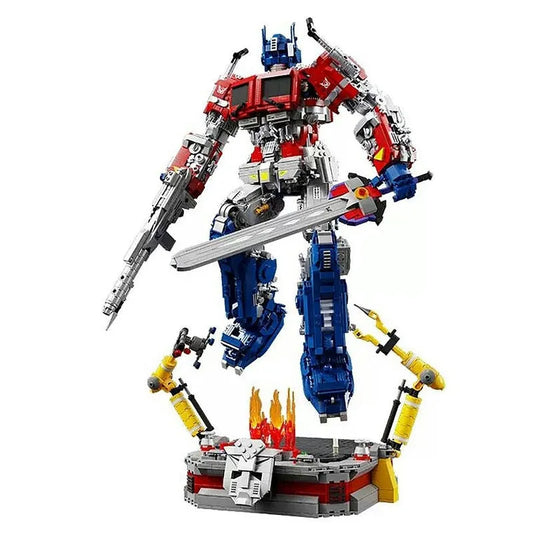 MOC Building Block Set: 6008 Optimus Prime Defender Justice, Model TL6008
