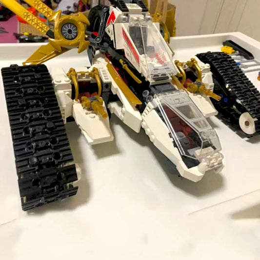 MOC Building Block Set: Ninjago MOC Ultra Sonic Raider, Model 60081