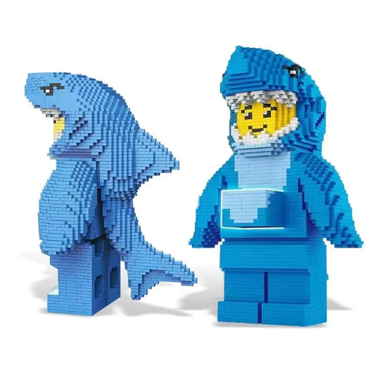 MOC Building Block Set: Shark Man MINI, Model QH42