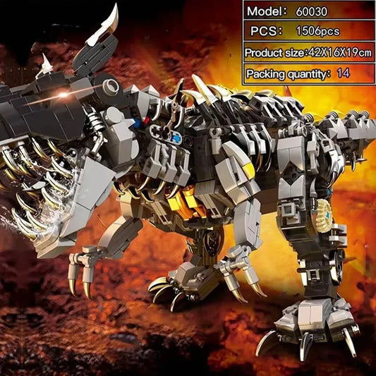 MOC Building Block Set: Mechanical Ancient Beasts Dinosaur, Model LW60030