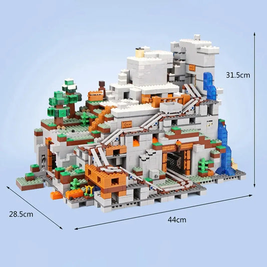 MOC Building Block Set: Minecraft MOC My World The Mountain Cave 76010