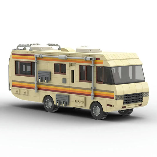 MOC Motorized Building Block Set: Movie Breaking Bad RV Car, Model C5025