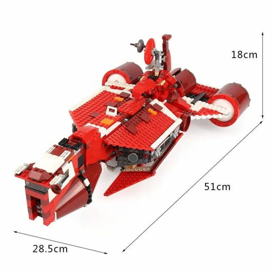 MOC Building Block Set: Star Wars MOC Republic Cruiser 05070