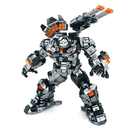 MOC Building Block Set: Transforming Super Heroes Steel Mecha Robot, Model 76060
