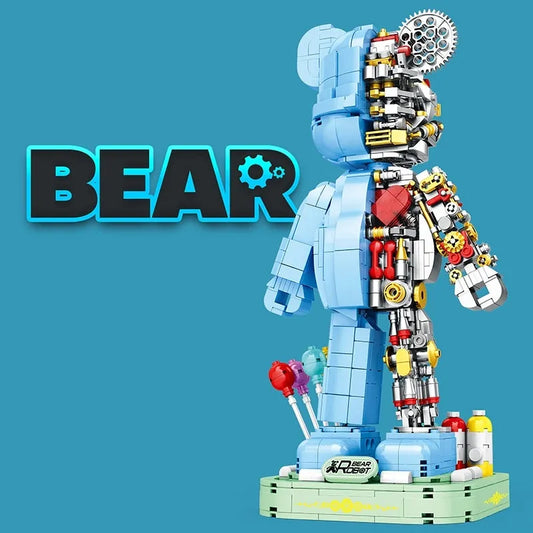 MOC Building Block Set: Violent Half Bear Mechanical Robot 6302