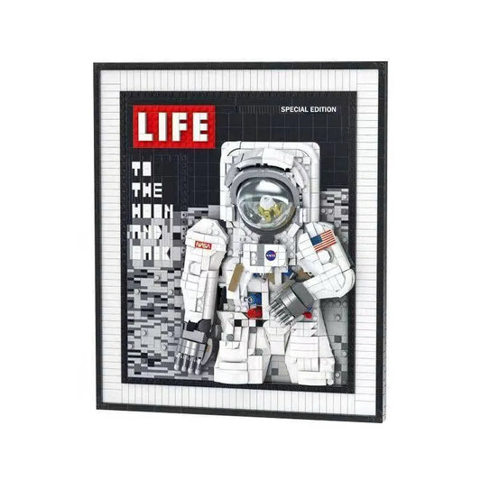 MORK MOC Building Block Set: Space Astronaut Frame 031005