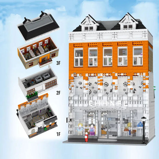 Mould King MOC Building Block Set: Crystal Palace House 16021, Model YX16021