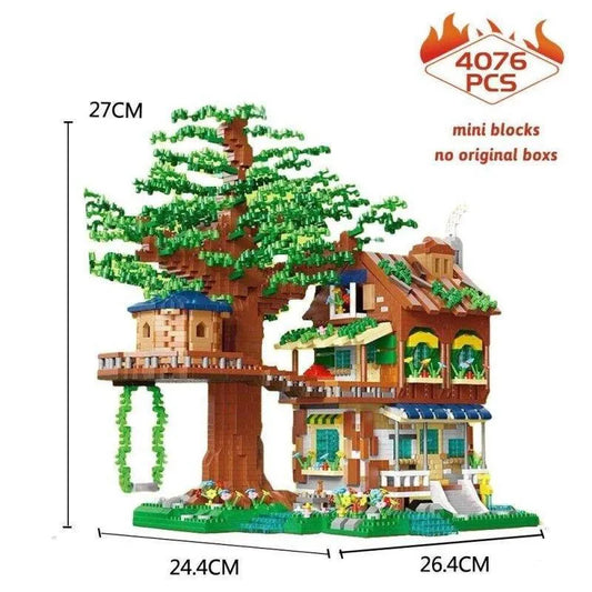 MOYU MOC Building Block Set: Idea Expert MOC Morning Tree House MINI, Model MY92014