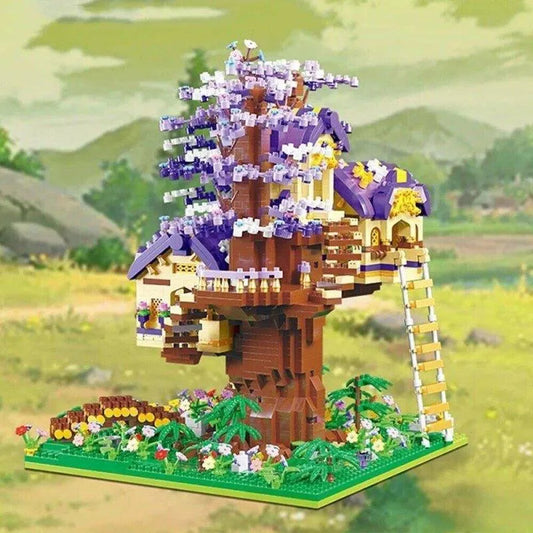 MOYU MOC Building Block Set: Idea Experts MINI Elf Tree House Kids, Model MY92015