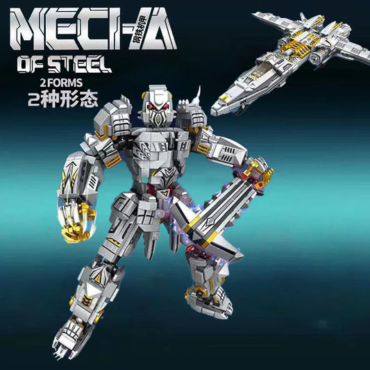 Panlos Building Block Set: Mecha Of Steel Mech Megatron Transformer Robot, Model 621024