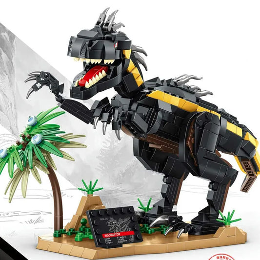 Panlos MOC Building Block Set: Dinosaur World Indoraptor Mech 611004