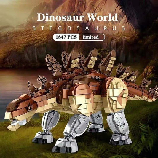 Panlos MOC Building Block Set: Dinosaur World Stegosaurus Mech 611007