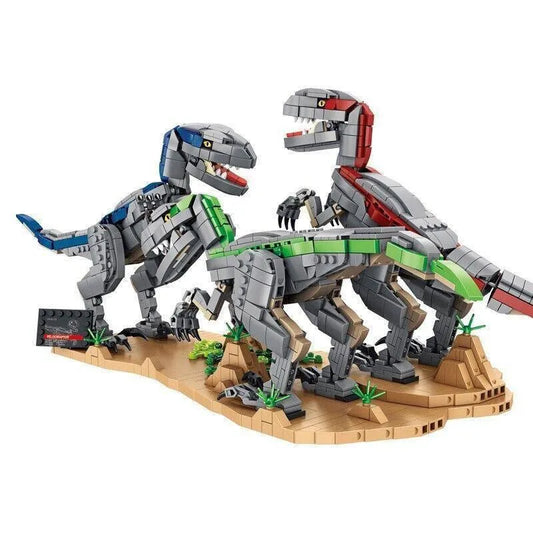 Panlos MOC Building Block Set: Dinosaur World Velociraptor 611003