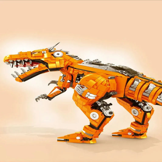 Panlos MOC Building Block Set: Jurassic Dinosaur Mechanical Tyrannosaurus, Model 611014