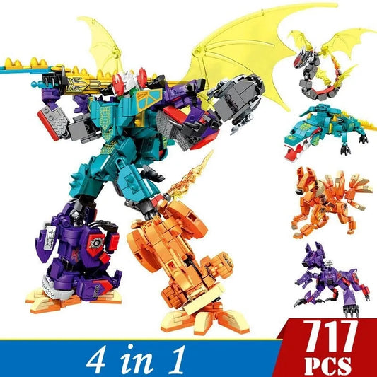 Sembo Building Block Set: Transforming Mecha Animal Robot Warrior, Model 103266