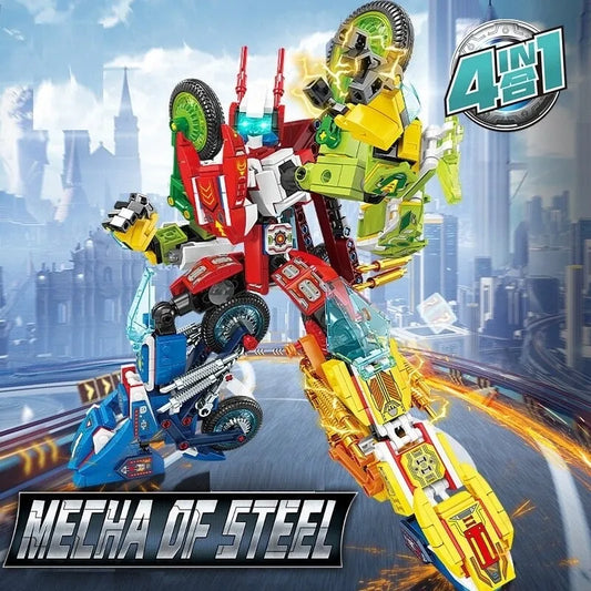Sembo Building Block Set: Transforming Super Morphing Motorcycle Robot, Model 103320