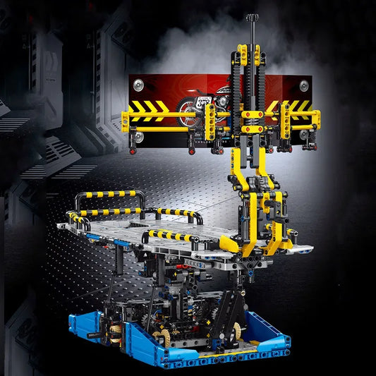 TiaGole MOC Building Block Set: Motorcycle Test Bench Display, Model T2016