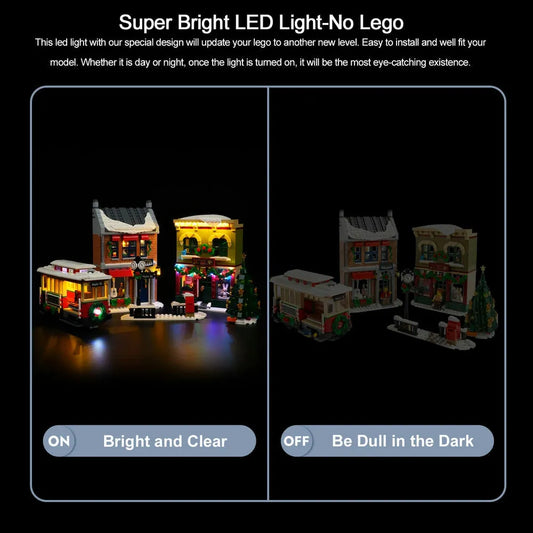 Vonado LED Light Kit for 10308 The Holiday Main Street (Lights Only), Model L10308