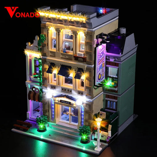 Vonado LED Light Kit for Creator 10278 The Police Station (Lights Only), Model L10278