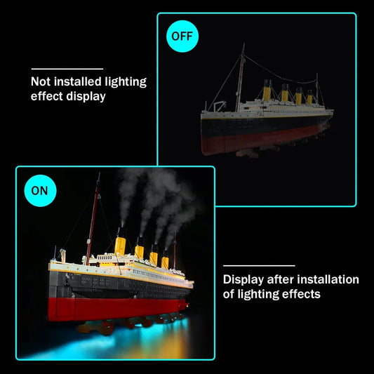 Vonado LED Light Kit for Creator 10294 Titanic Ship (Lights Only), Model L10294