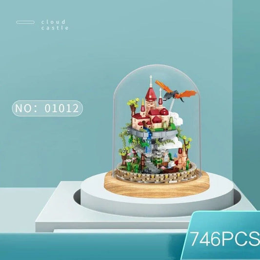 ZHEGAO MOC Building Block Set: Dream Cloud Castle MINI 01012