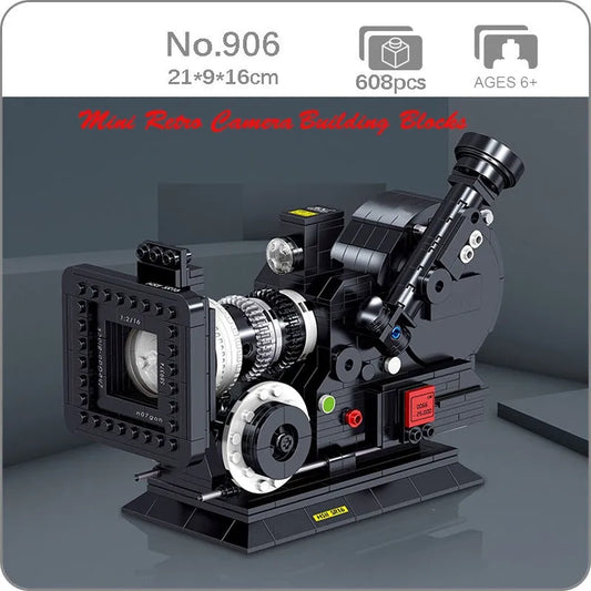 ZHEGAO MOC Building Block Set: Retro Digital Video Camera MINI, Model 00906