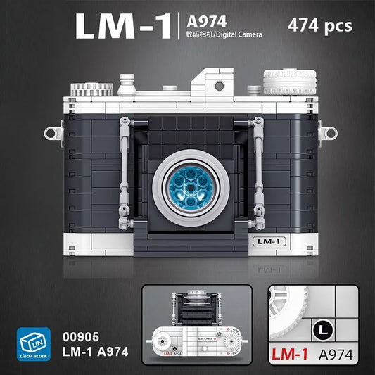 ZHEGAO MOC Building Block Set: Vintage SLR Digital Camera MINI 00905