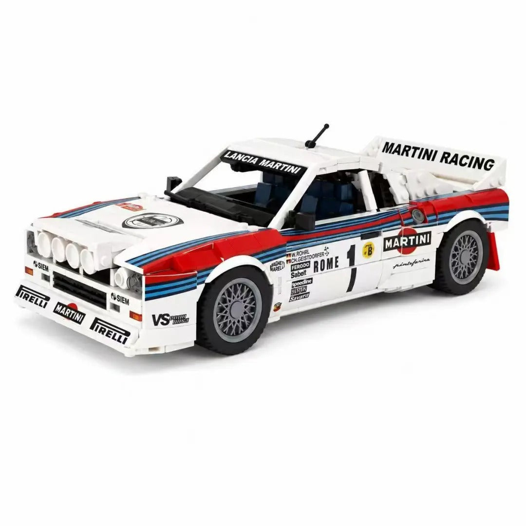 Trilumity Building Block Set: Lancia Rally 037 | 1983 World Rally Championship Teams' Champion | 1694Piece