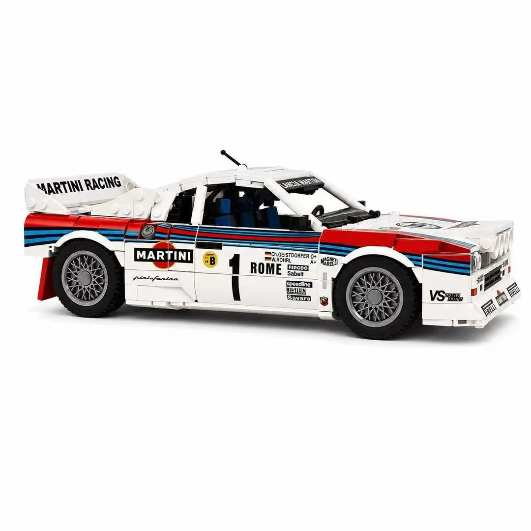 Trilumity Building Block Set: Lancia Rally 037 | 1983 World Rally Championship Teams' Champion | 1694Piece