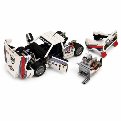 Trilumity Building Block Set: Lancia Rally 037 | 1983 World Rally Championship Teams' Champion | 1694Piece