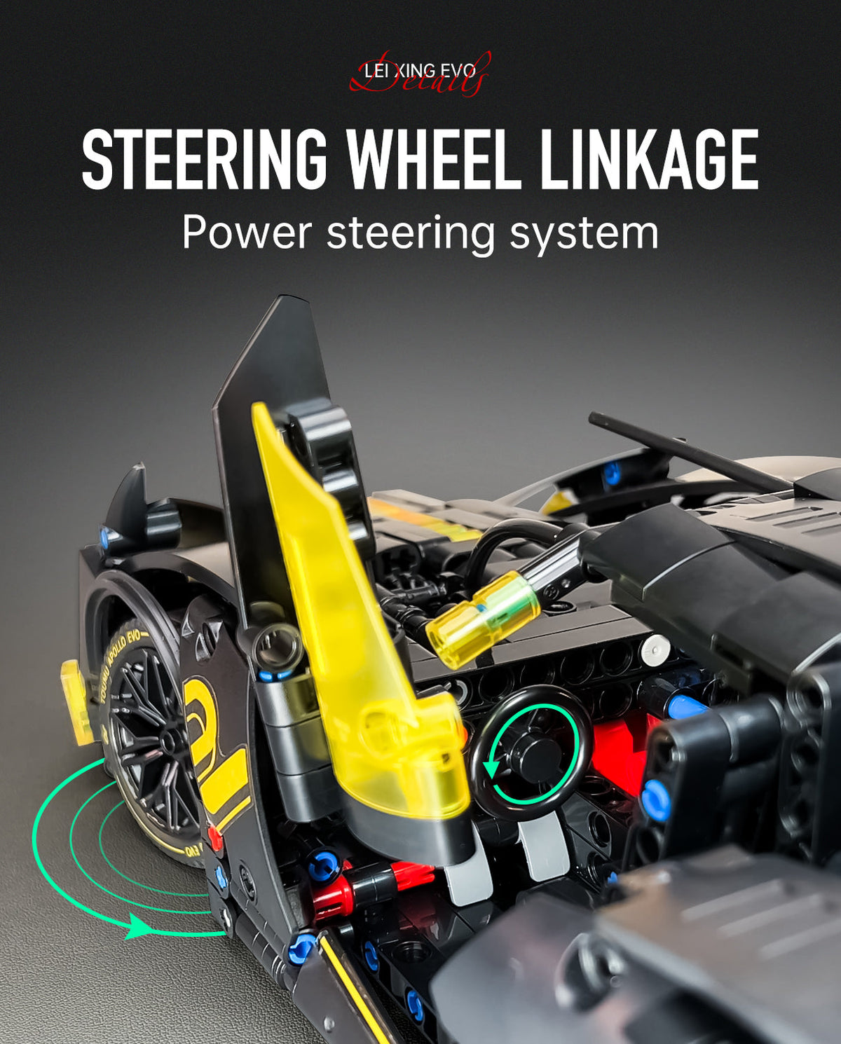 Trilumity Building Block Set: Sports Car Building Sets, Adults Model and Racing Sports Collectable Model, 1:14 Construction Sports Car for Boys Men
