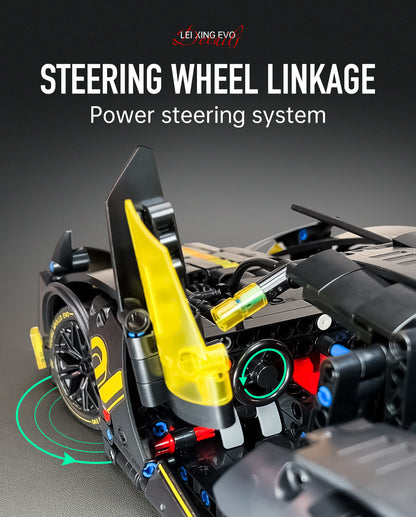 Trilumity Building Block Set: Sports Car Building Sets, Adults Model and Racing Sports Collectable Model, 1:14 Construction Sports Car for Boys Men