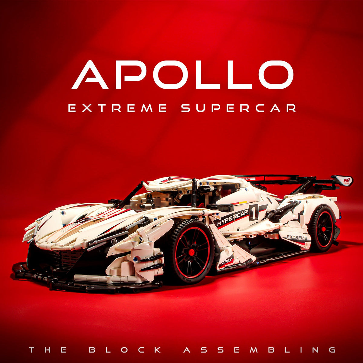 Trilumity Building Block Set: 1: 8 Apollo Ie with Remote Control (4449-Piece)