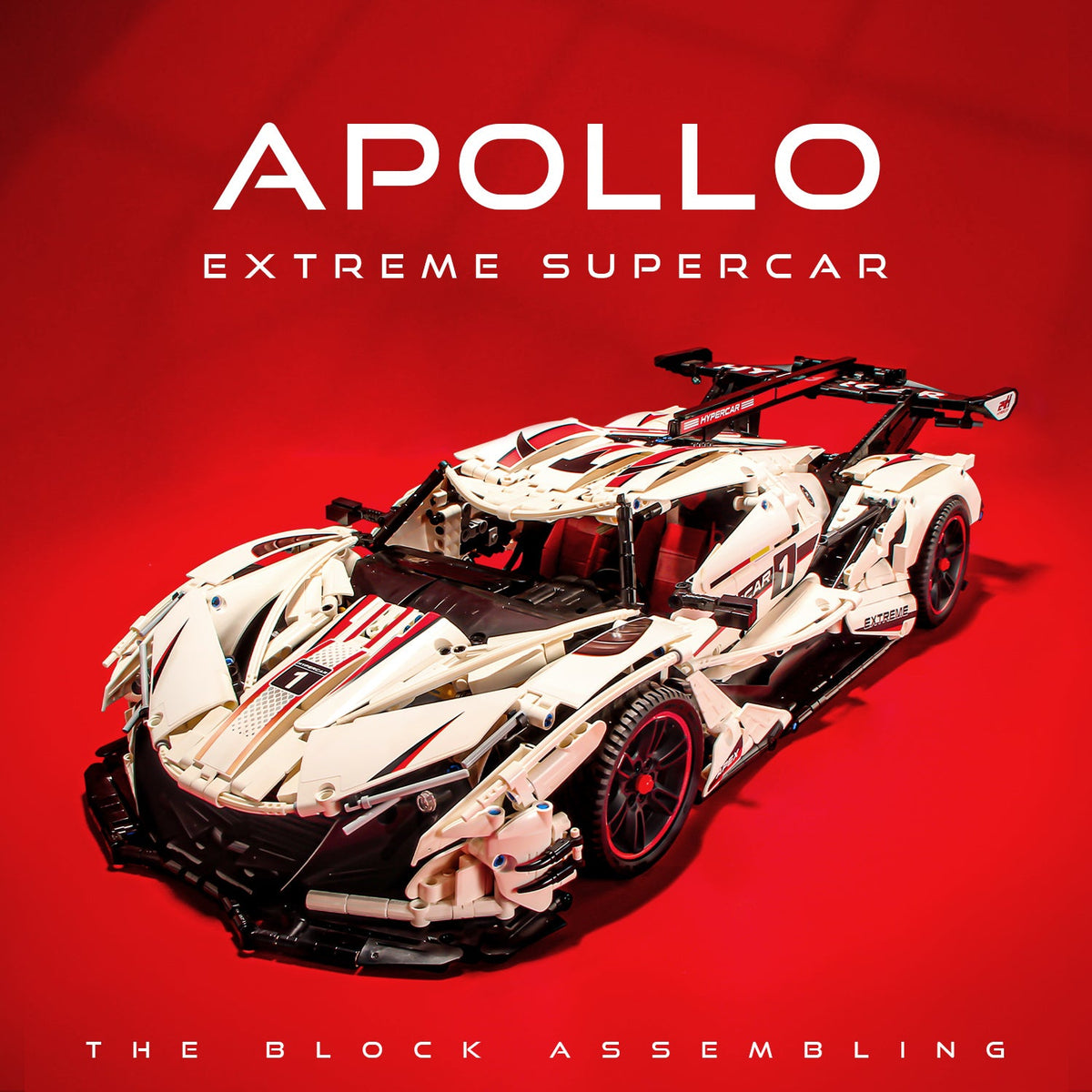 Trilumity Building Block Set: 1: 8 Apollo Ie with Remote Control (4449-Piece)