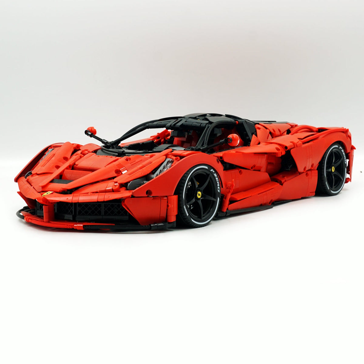 Trilumity LaFerrari C6 Sportcar, Fully Detailed Simulation Building Block Set, 1:8 Scale, Remote Control, 4,739-Piece