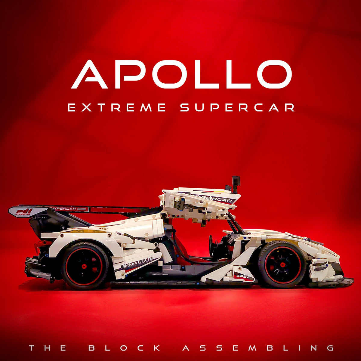 Trilumity Building Block Set: 1: 8 Apollo Ie with Remote Control (4449-Piece)