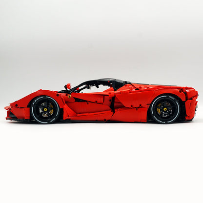 Trilumity LaFerrari C6 Sportcar, Fully Detailed Simulation Building Block Set, 1:8 Scale, Remote Control, 4,739-Piece