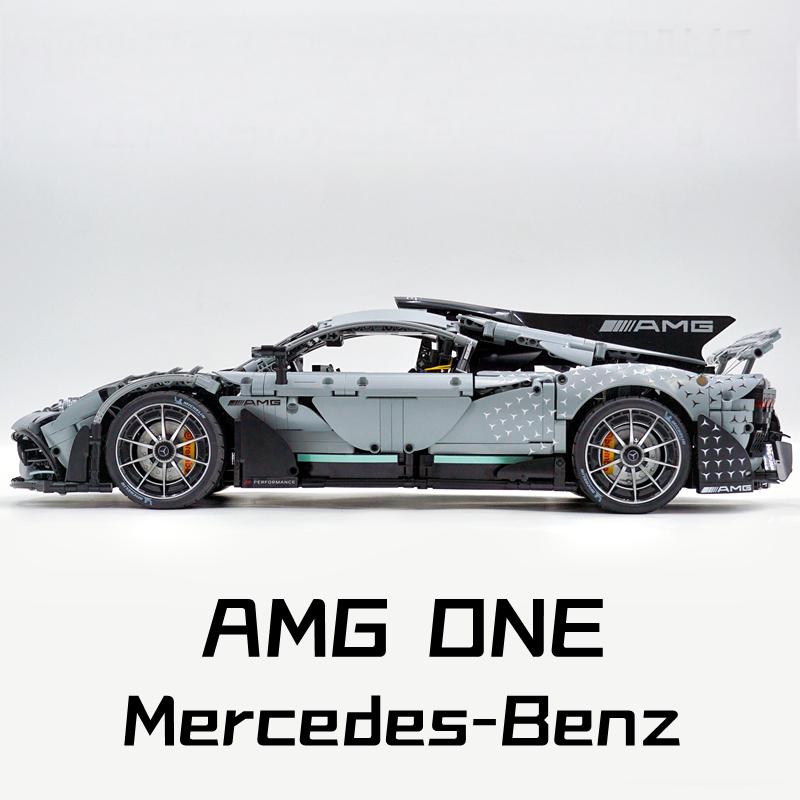 Trilumity Motorized Building Block Set: 1: 8 Mercedes AMG One Building Set with Remote Control, Fully Detailed Simulation, The Ultimate Collectible