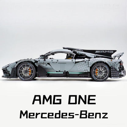 Trilumity Motorized Building Block Set: 1: 8 Mercedes AMG One Building Set with Remote Control, Fully Detailed Simulation, The Ultimate Collectible